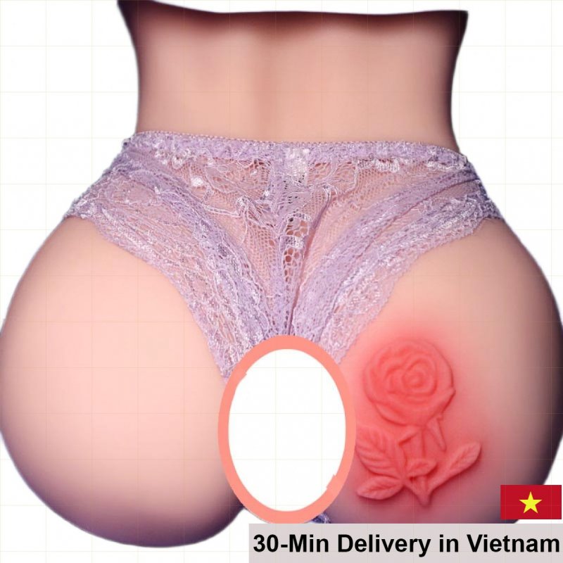 Soft Throbbing Vibrating Butt Pussy Toy 