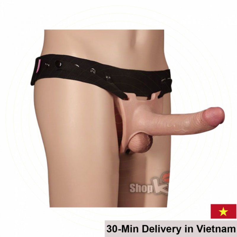 Lovetoy Rodeo Hollow Strap-On Soft Realistic Silicone 