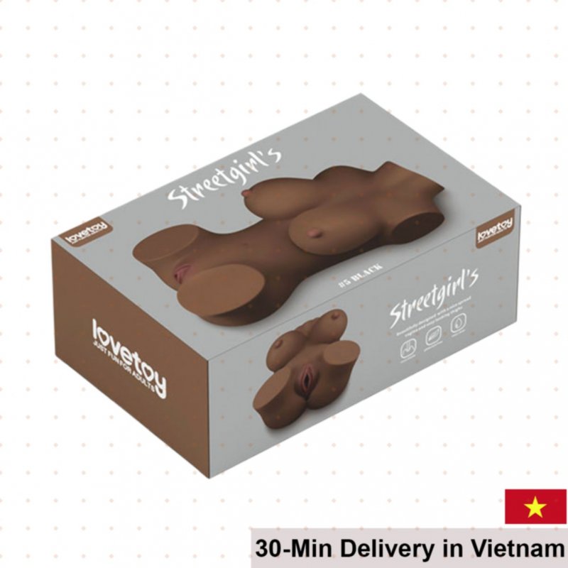 Lovetoy Streetgirl 27cm Premium Half Body Silicone Sex Doll Real 