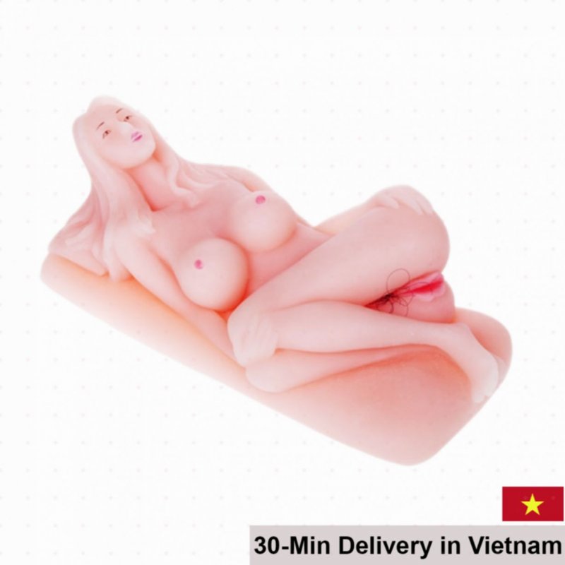 Sexy Silicone Vibrating Love Doll Compact Portable Toy 