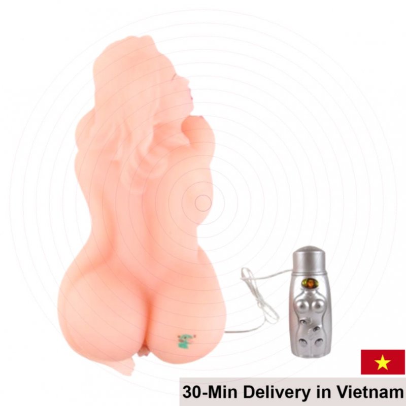 Silicone Vibrating Doll Hot Lover Realistic G-Spot Toy 