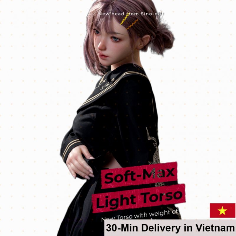 Sino Japan Top Soft Realistic Half Sex Doll 15kg Lightweight 