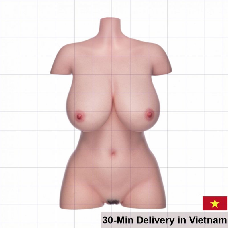 Irontech Rebecca 67cm Platinum Silicone Half Body Doll 