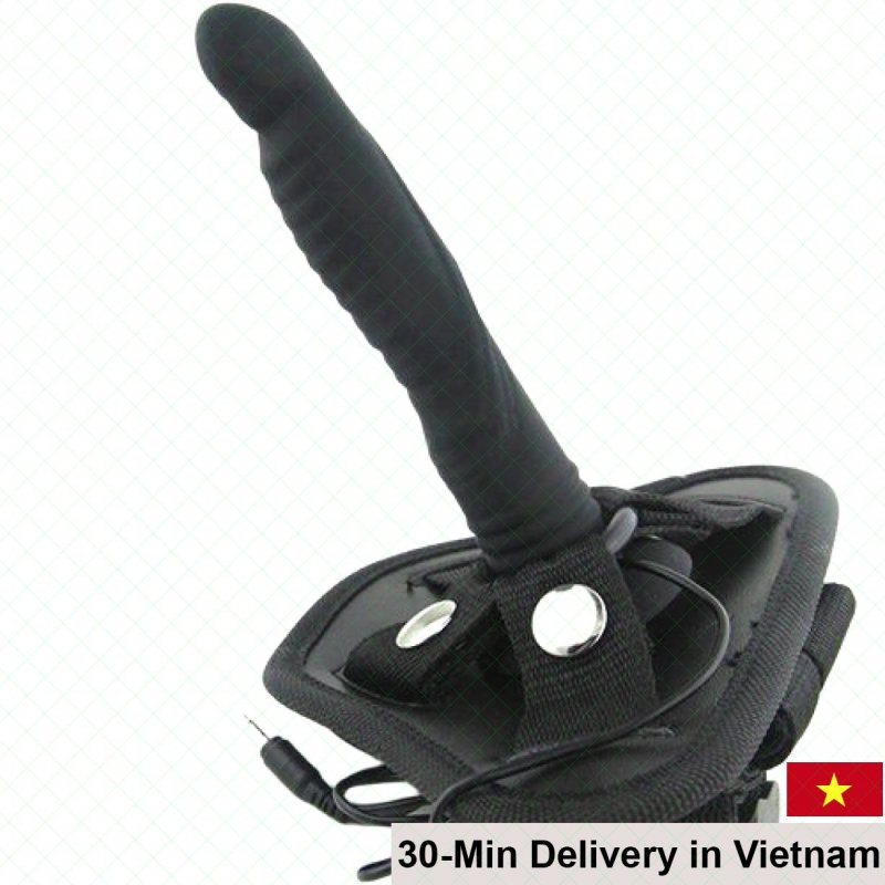 Aphrodisia Strap-On Vibrating Dildo Lesbian Couple Toy 