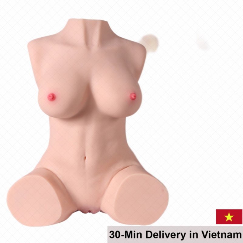 SQ-MA20017 Male Half Body Realistic Sex Doll, Compact Size 