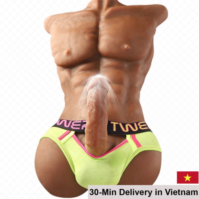 XS-MA30008 Realistic Half-Body Male Masturbator Doll 