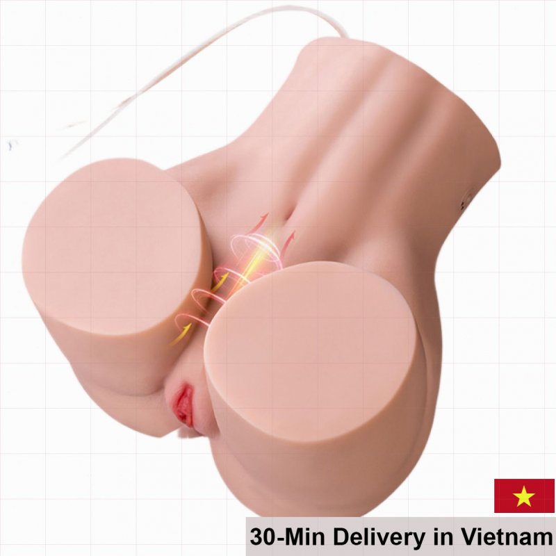 Xise Torso SQ-MAS50106 Multi Vibrate Squeeze Stimulate Sex Doll Toy 