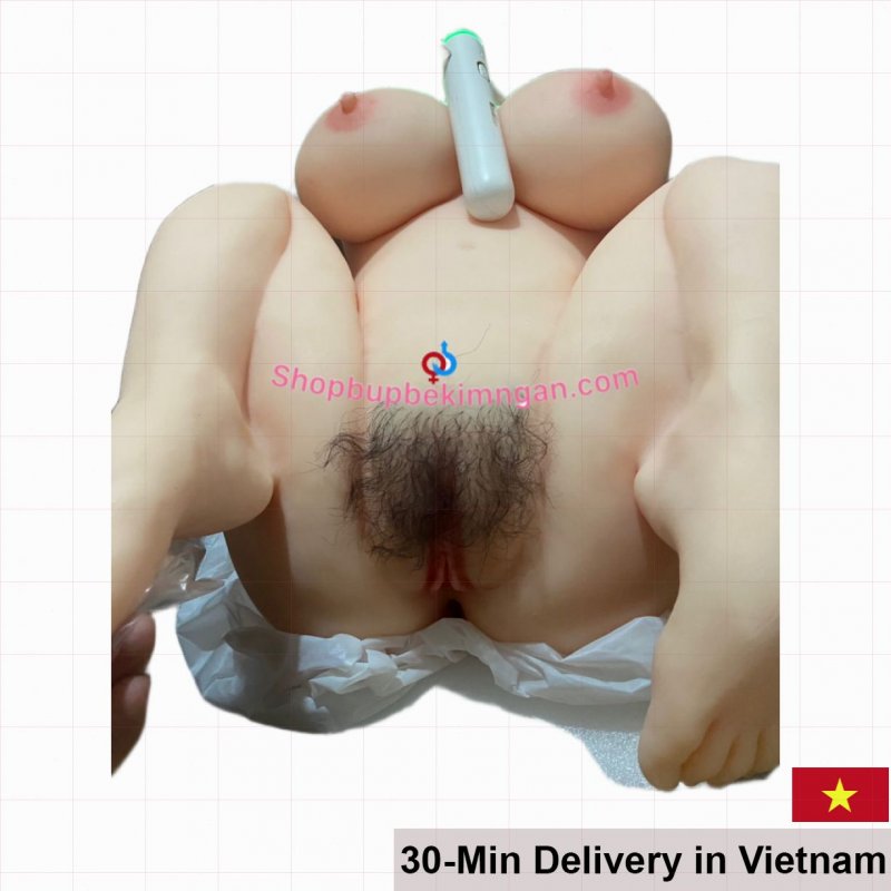 T156 Half-Body Vibrating Moaning Sex Doll – Realistic Silicone Feel 