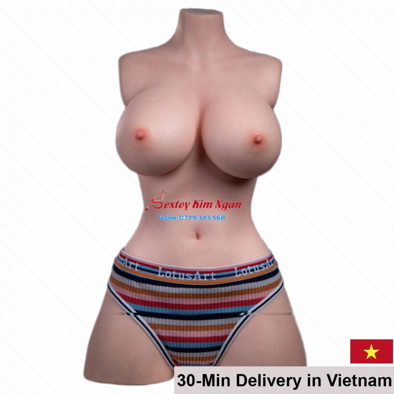 GT T01 premium platinum silicone soft mini torso sex doll 