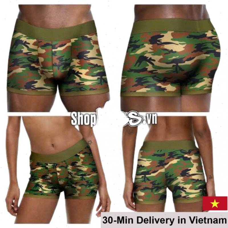Lovetoy Ingen Camo Strap-On Shorts Silicone Holder 