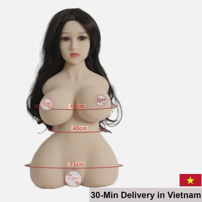 Z103 Half Body TPE Silicone Sex Doll Breast Pleasure 