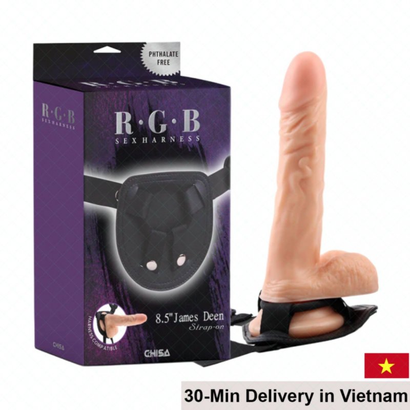 Chisa James Deen 8.5 Inch Strap-On Dildo 