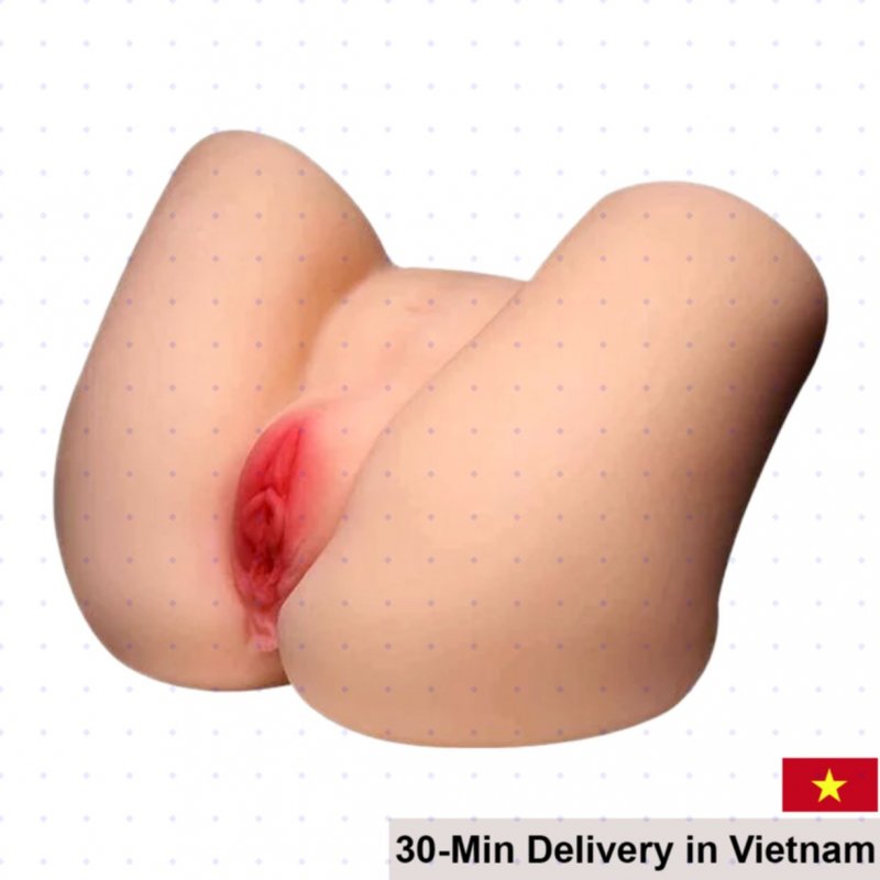 Jiuai Long Love Solid Silicone Mini Buttocks Male Sex Toy Durable 