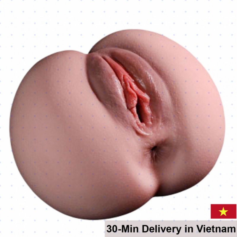 AD02E Dual-Entry Realistic Silicone Male Masturbator 