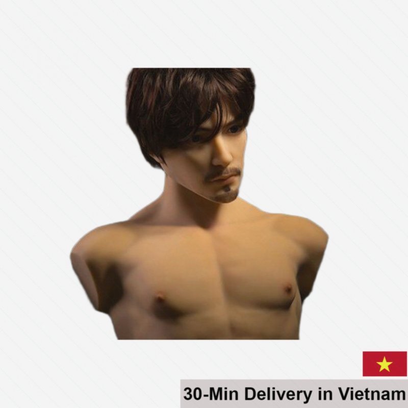 Thomas Male Half Body Sex Doll TPE Realistic Skin 