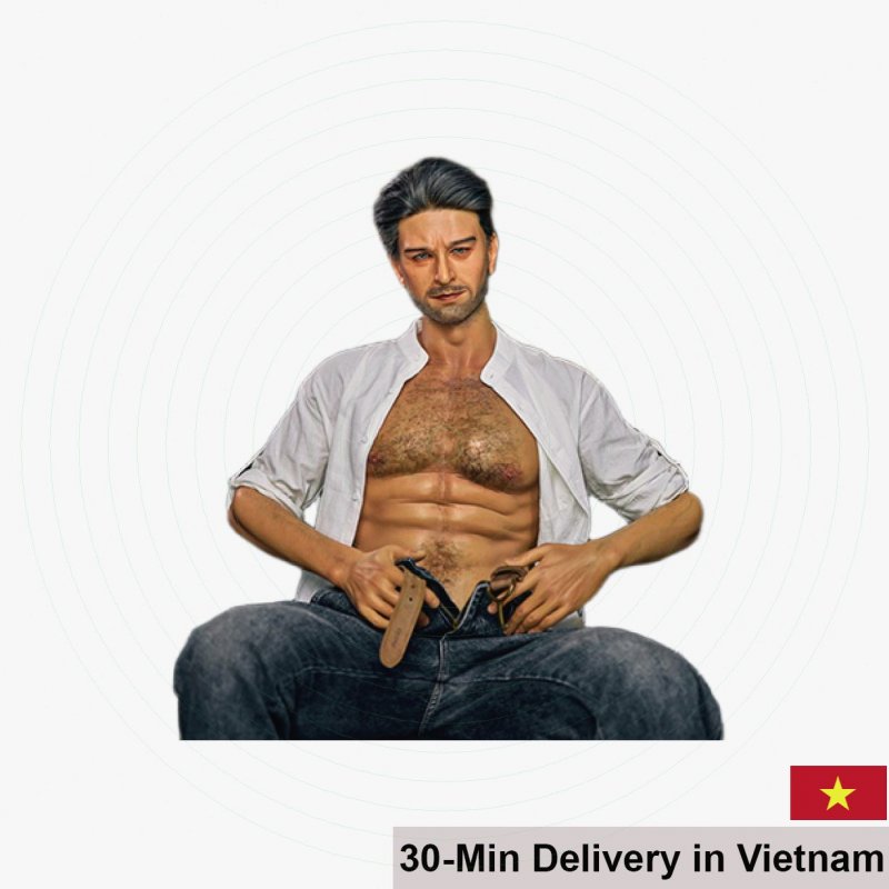 M2 William 176cm Handsome Male Sex Doll 6-Pack Abs 