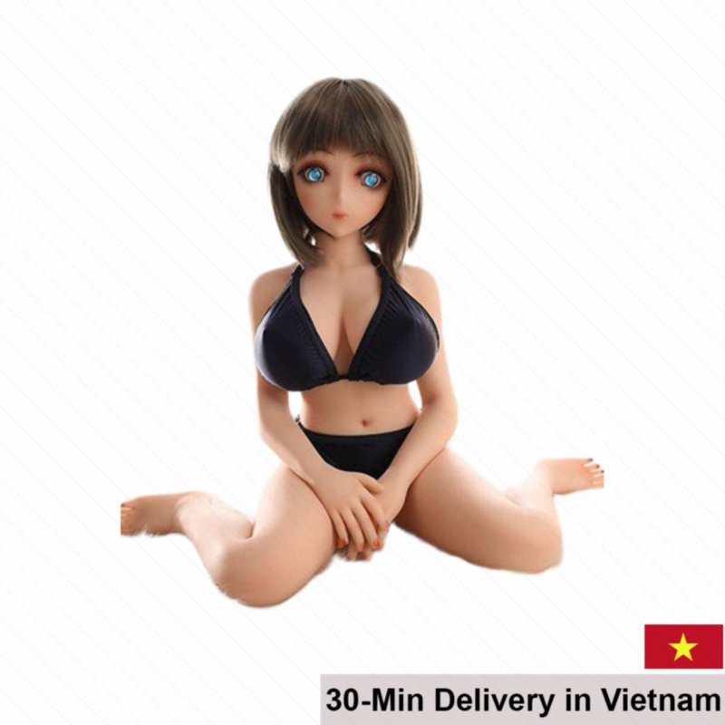 Compact Small Silicone Sex Doll Realistic White Pink 85cm Japan 