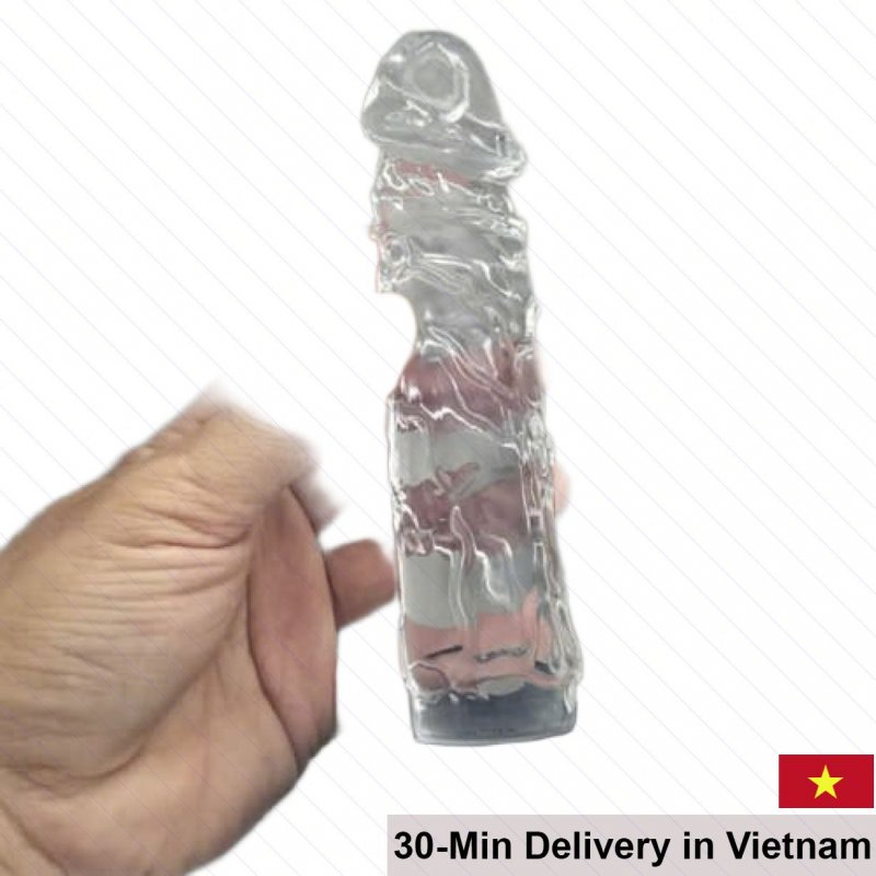 SHP1434 Transparent Strap-On Realistic Male Masturbator 