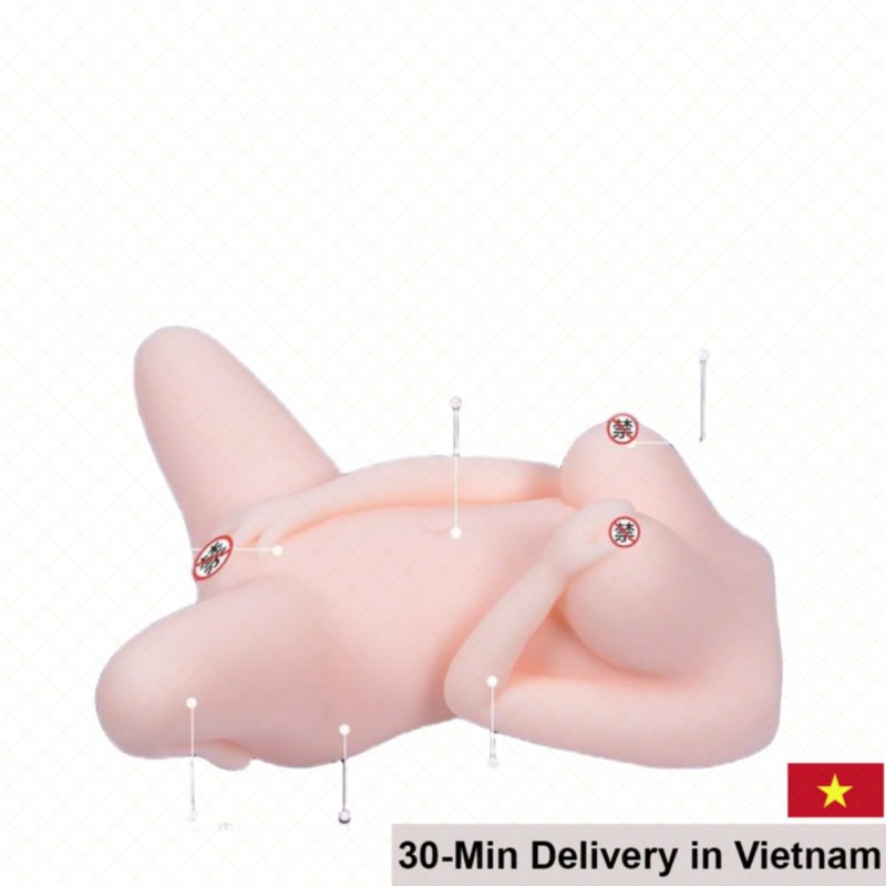 Salaha Premium Half-Body Silicone Realistic Female Masturbator 