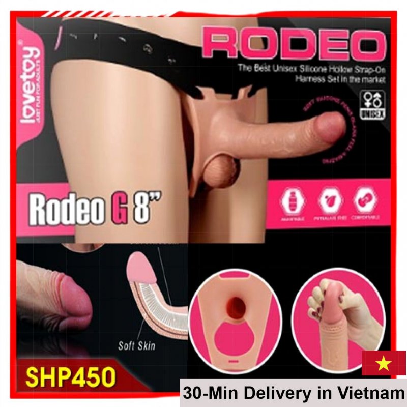 Rodeo G8 Realistic Strap-On Dildo Multi-Size Lightweight 