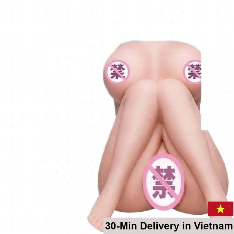 Mini peaches Lady soft hand-held semi body sex doll 