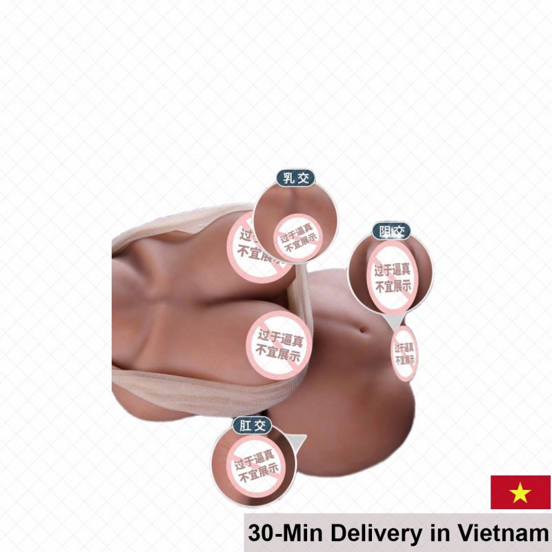 Monica Brown Skin European Style Half-Body Sex Doll 23kg 