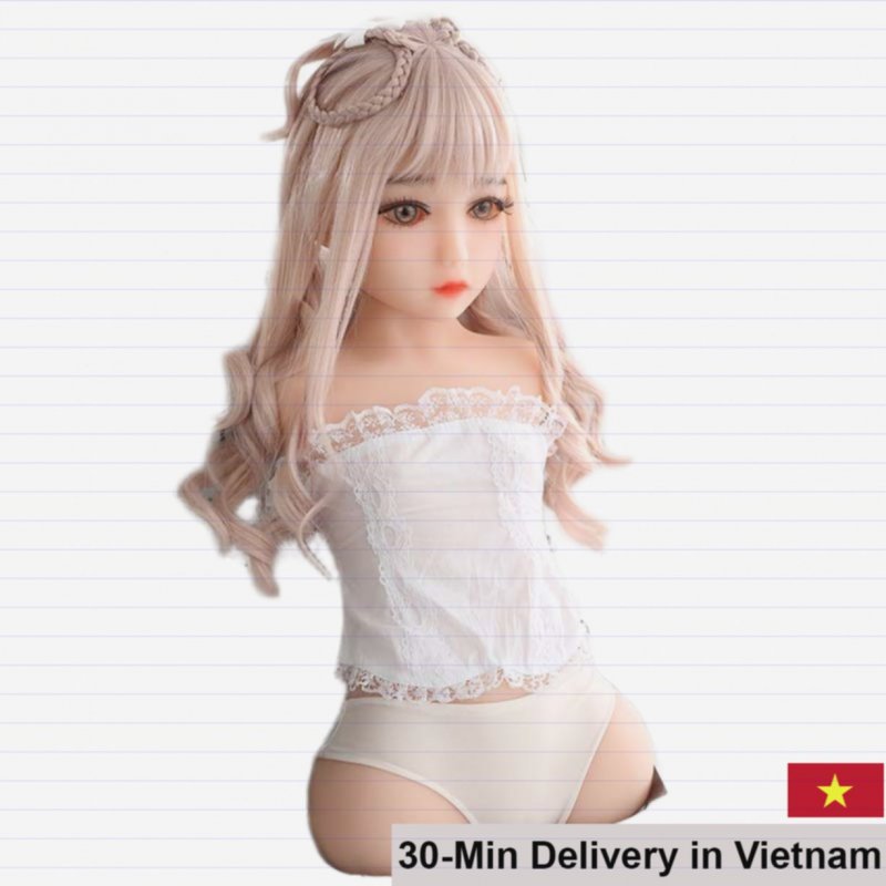 Kasuga Cute Loli Half Body Sex Doll Small Chest Realistic 