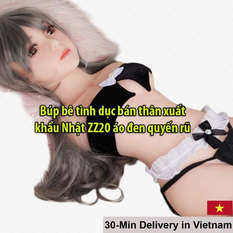 Japanese Export Half Body Sex Doll ZZ20 Black Lingerie Realistic 