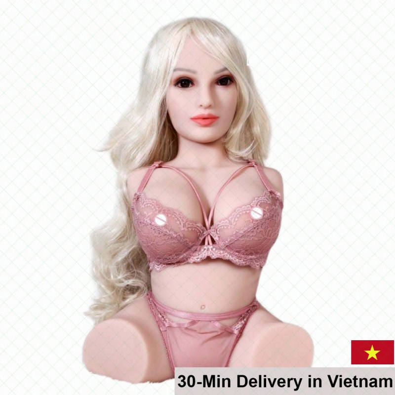 W10 Beautiful Sky Petite Blonde Life-Like Sexy Love Doll 