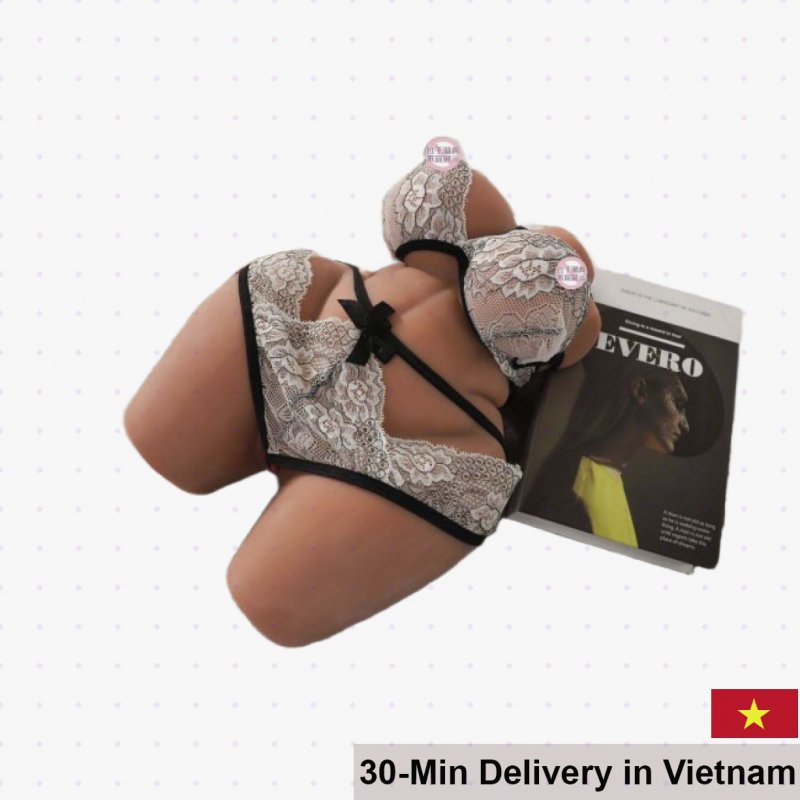 Black Ant Fat Maid Half Body Sex Doll Curvy Realistic Figure 