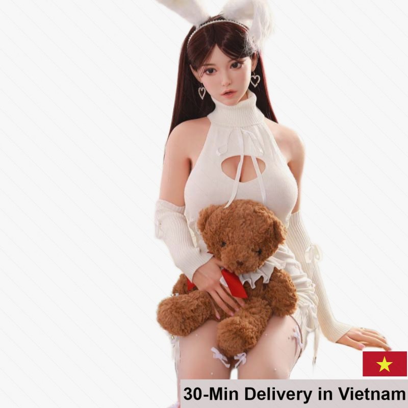 Snow Bunny 1.58m Silicone Head TPE Realistic Love Doll 