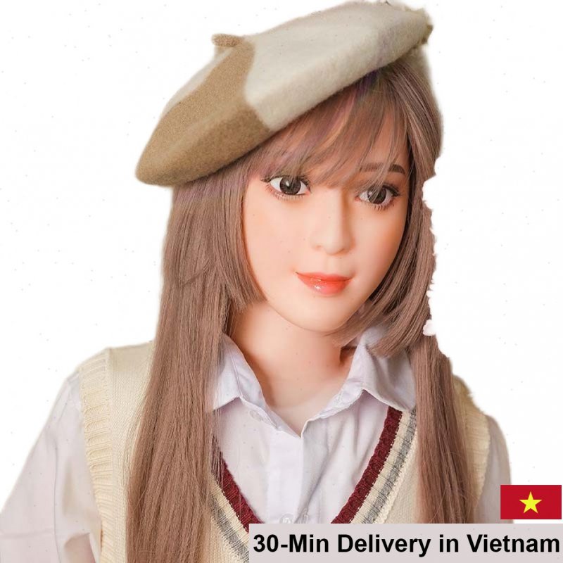 Jiuai Angelina Inflatable Silicone Chest Standing Love Doll 