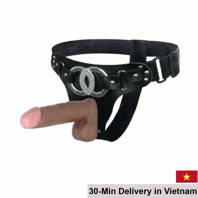 Mini Solid Strap-On SHP707 Durable Realistic Design 