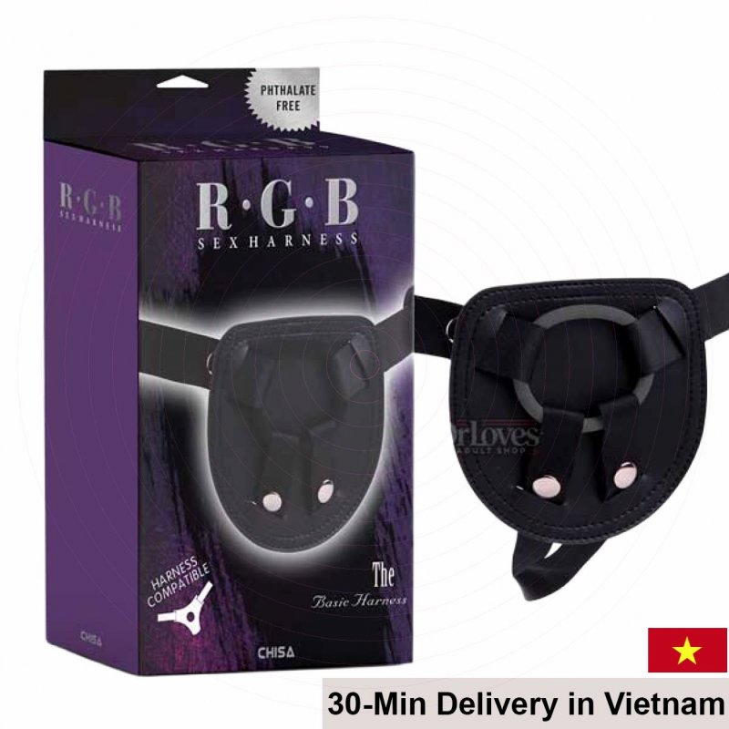 Chisa RGB Adjustable Silicone Penis Harness Comfortable Fit 