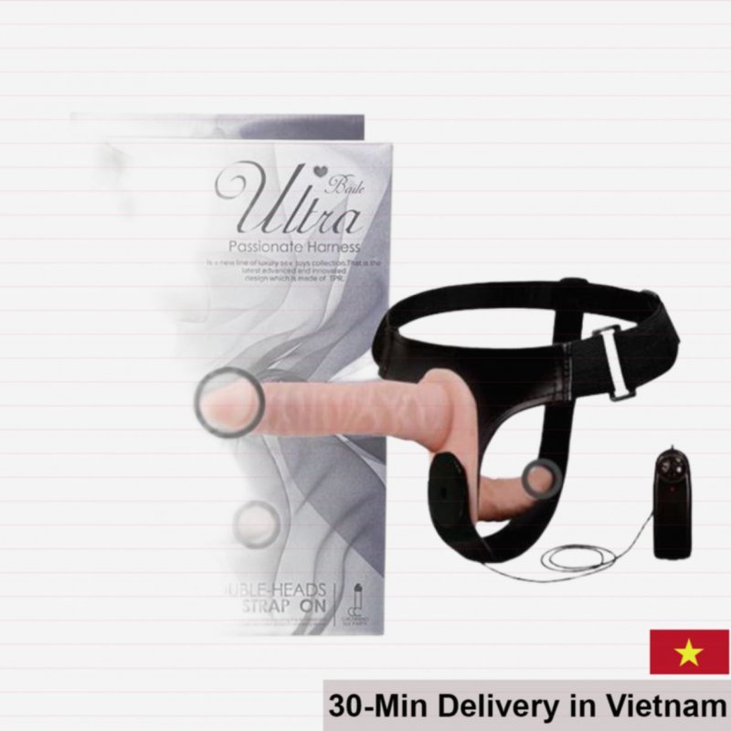 Ultra Passionate Harness Double-Ended Vibrating Lesbian Strap-On 