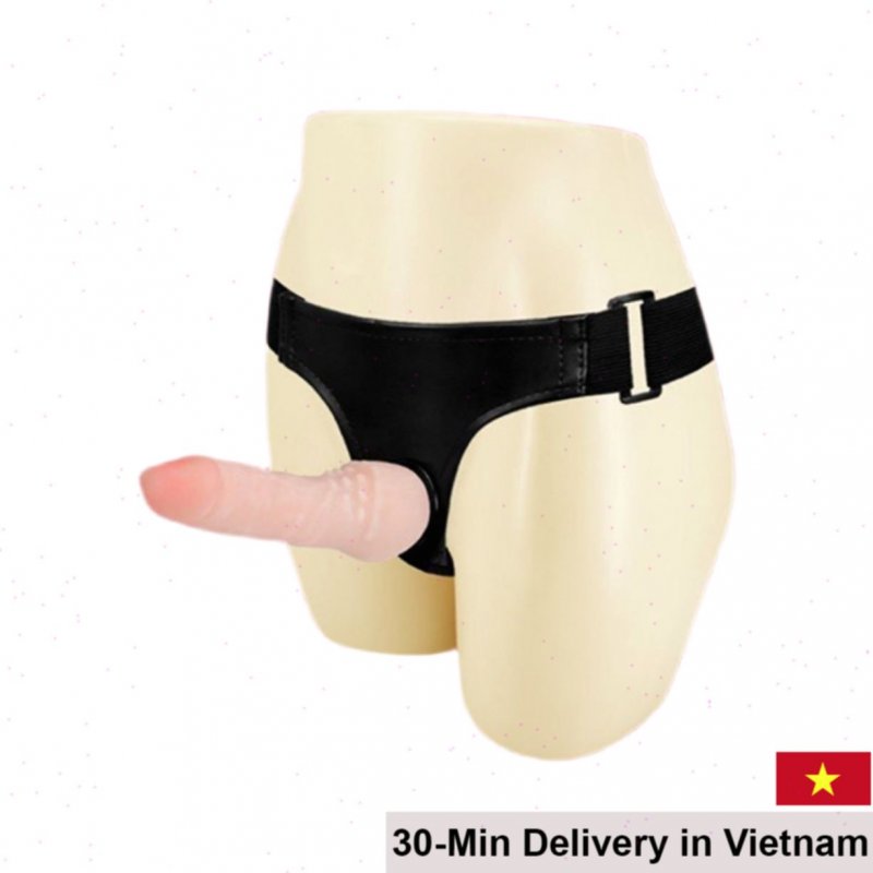 Baile Ultra Cyberskin Strap-On Dildo G-Spot Stimulator 