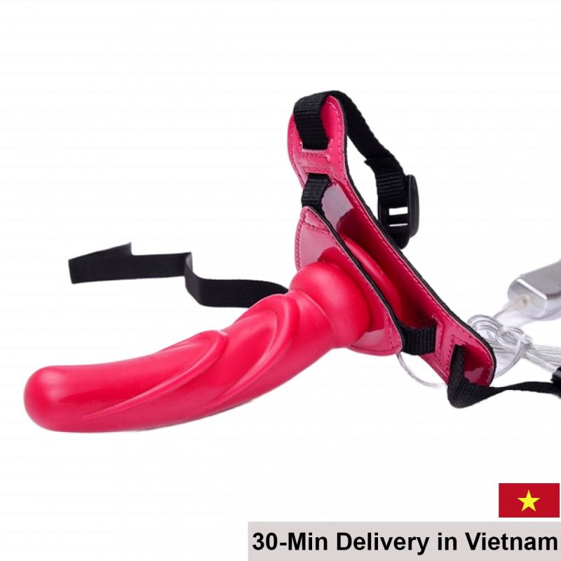 LoveAider Vibrating Strap-On Dildo for Couples' Intimate Fun 