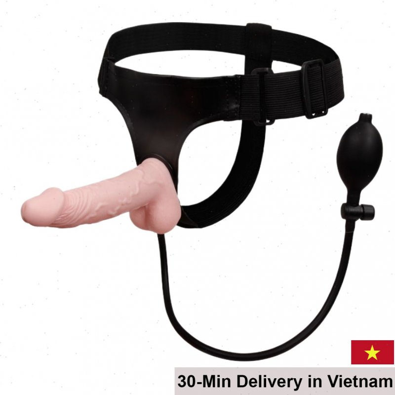 Inflatable Strap-On for Men Women Relief & Pleasure 