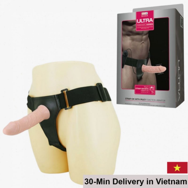 Vibrating Strap-On Cock Ring - Delay, Enhance, Couples Intimacy 