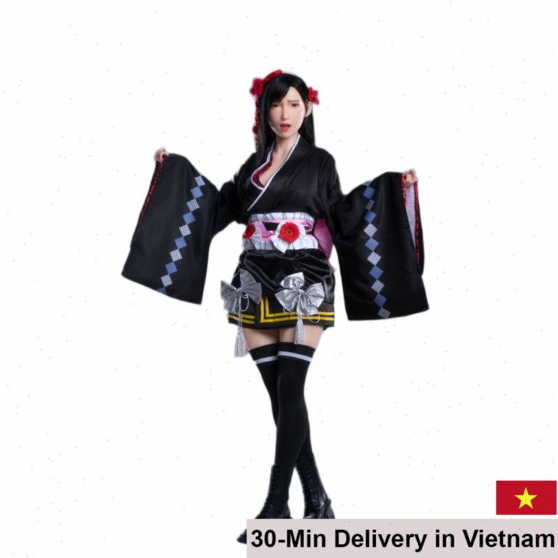 Tifa Final Fantasy VII Silicone Sex Doll 165cm Realistic Shape 