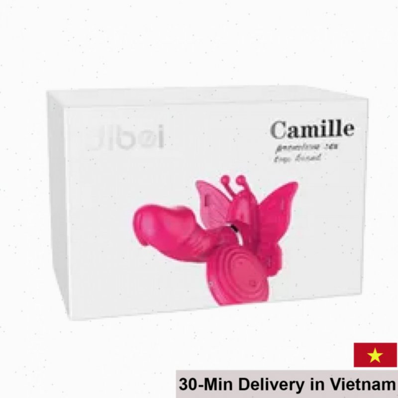 Camille Wireless Remote Control Lesbian Strap-On Dildo 