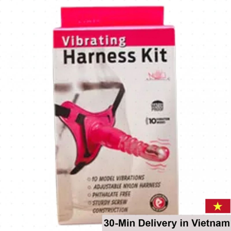 Silicone Strap-On Vibrator 10 Modes Les Couples Use 