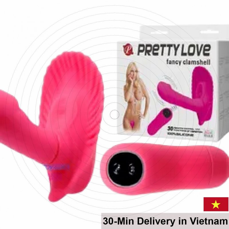 Fancy Clamshell Remote 30 Mode Vibrating Male Masturbator 