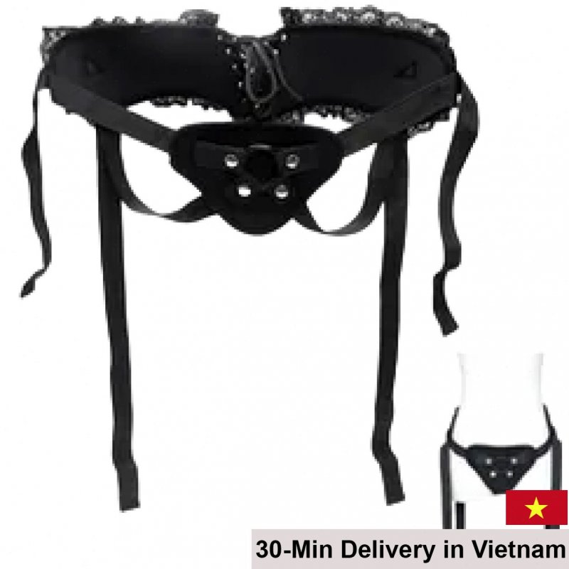 Lesbian Leather Harness Strap-On Soft Comfortable Adjustable 