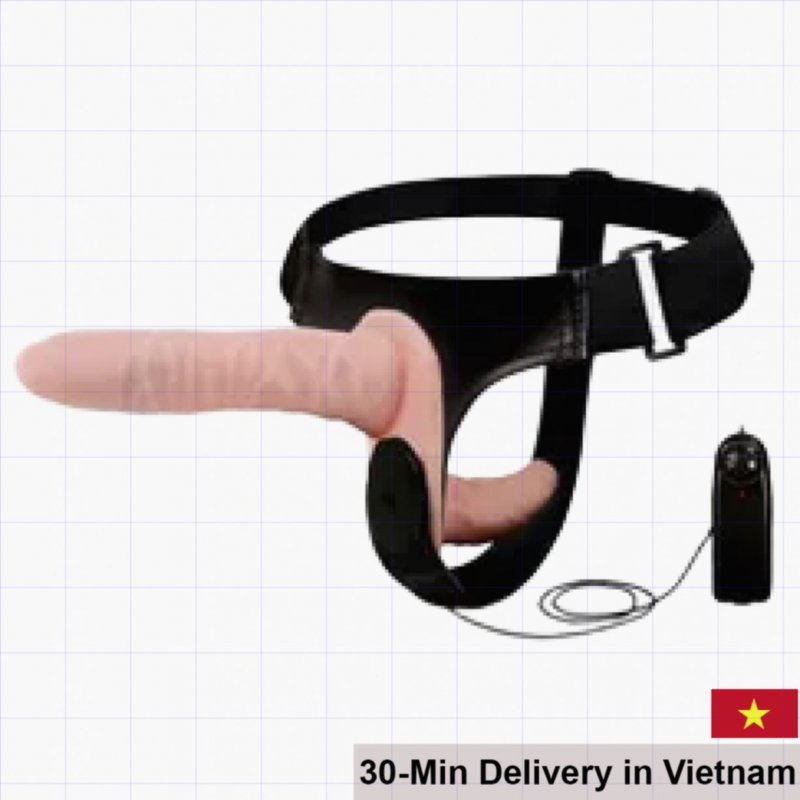 Dual-End Strap-On Vibrator Powerful Multiple Modes Toy 