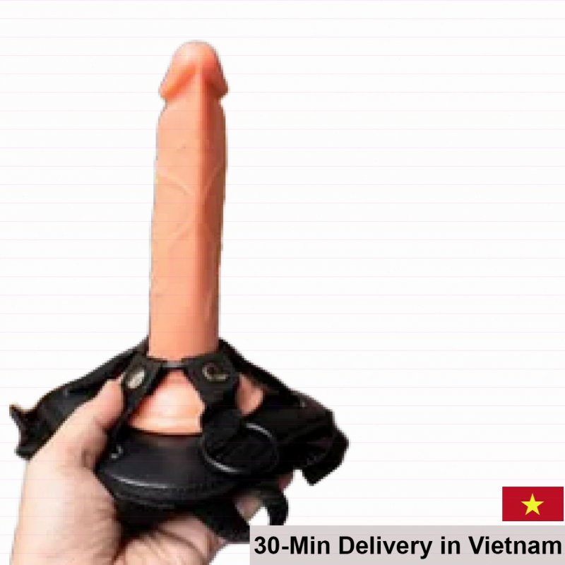 Realistic Strap-On Dildo Soft Silicon Les Toy 