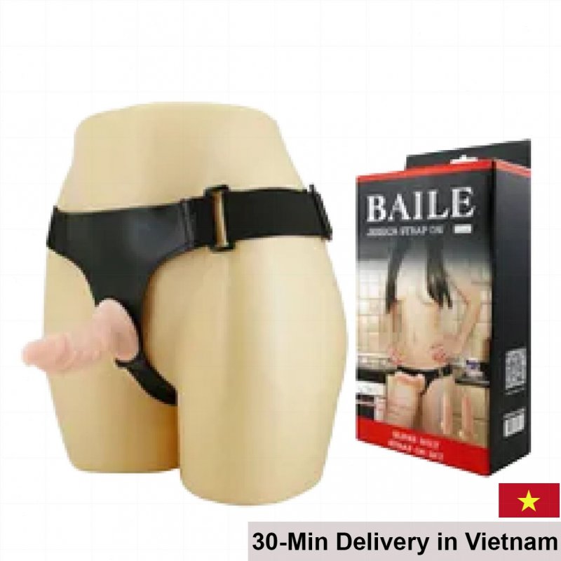 Mini Double Dildo Strap-On Soft Silicone for Lesbians 