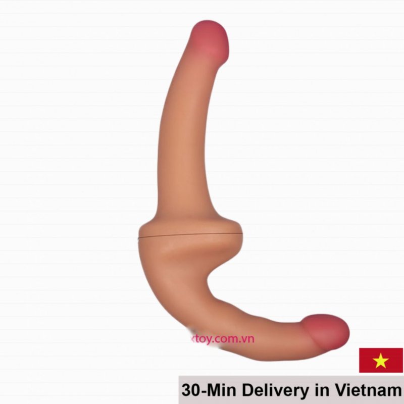 DVD 10 Double-Ended Silicone Dildo Female Lesbian Satisfaction 