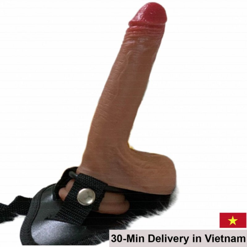 DVD 06 Soft Silicone Strap-On Realistic Dildo for Lesbians 