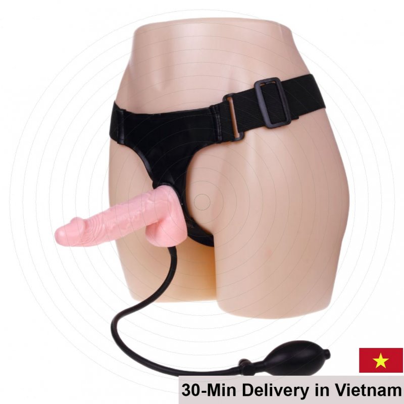 Inflatable Strap-On Silicone Adult Toy Couples Enjoyment 